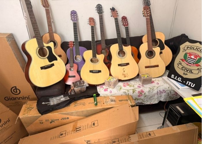 Imagem dos instrumentos recuperados