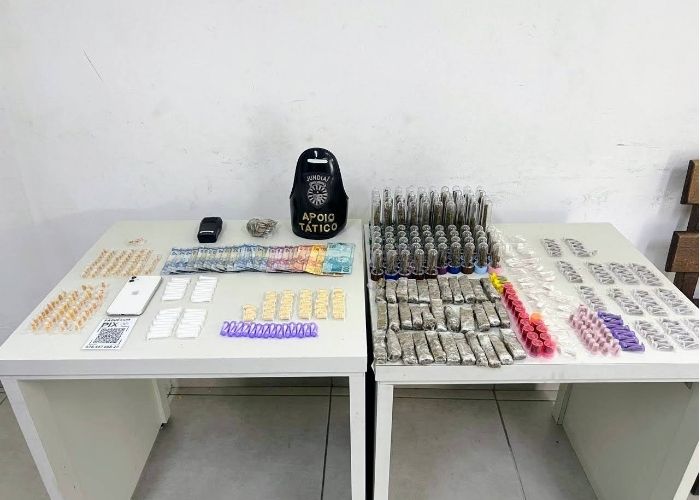 Imagem da apreens&atilde;o de drogas