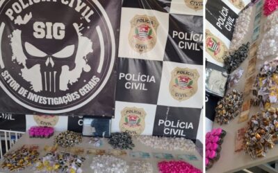 Operação prende quatro suspeitos e apreende 1.442 porções de drogas em Tatuí