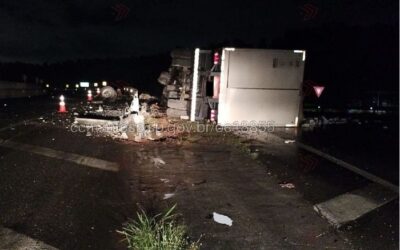 Acidente interdita totalmente a Rodovia Engenheiro Constâncio Cintra em Jundiaí