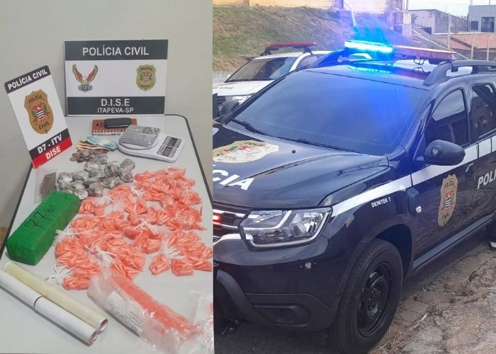 Homem é preso por tráfico durante operação da DISE no Jardim Imperador, em Itapeva