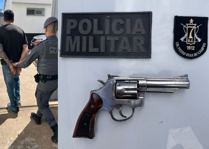 Polícia Militar prende casal por posse ilegal de arma de fogo no Éden, em Sorocaba