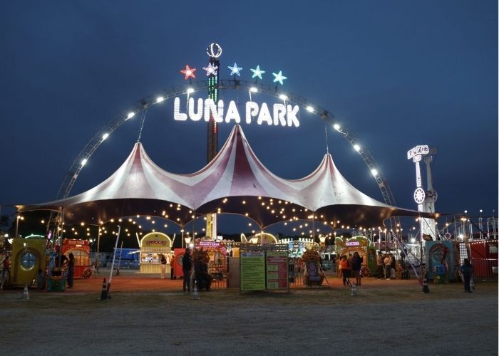 Imagem do parque de divers&atilde;o