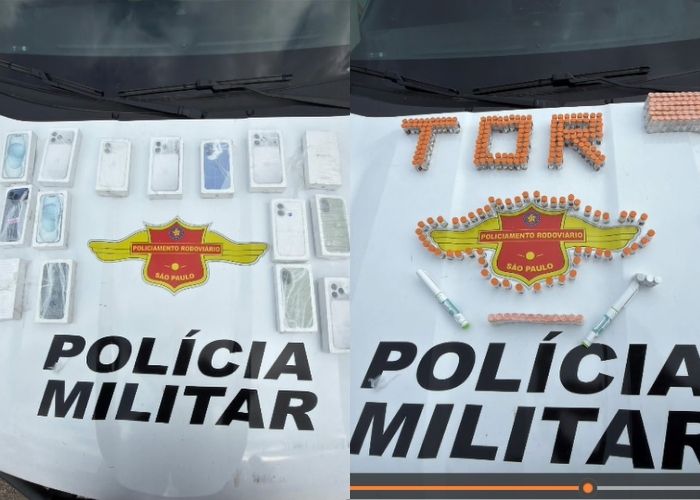 Passageiros são presos com medicamentos irregulares e celulares escondidos em Itapetininga