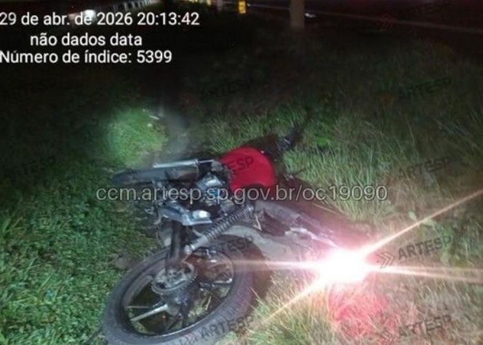 Motociclista morre após acidente na rodovia