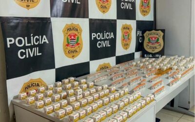 Homem é preso com mais de 350 unidades de medicamento irregular em Itu