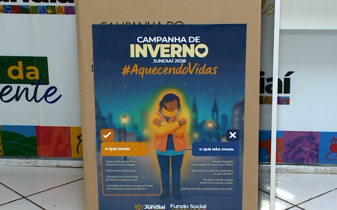 Campanha do Agasalho de Jundiaí arrecada doações para aquecer pessoas no inverno
