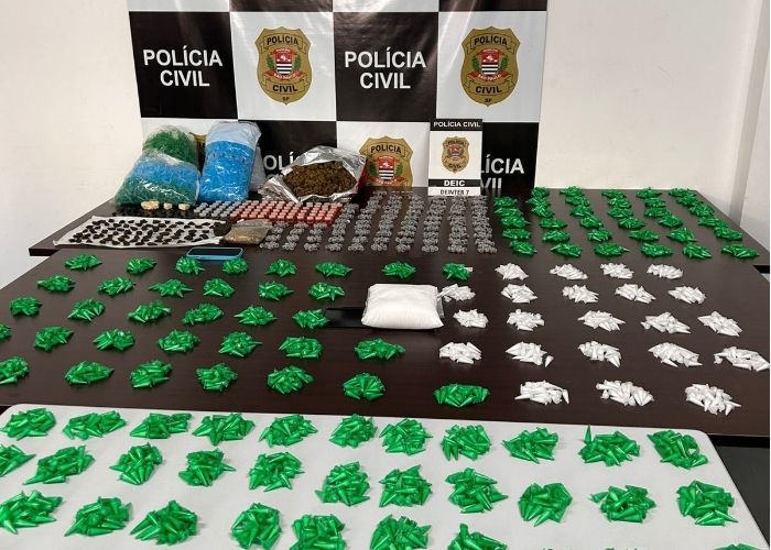 Quatro pessoas são presas durante operação contra o tráfico de drogas em Sorocaba
