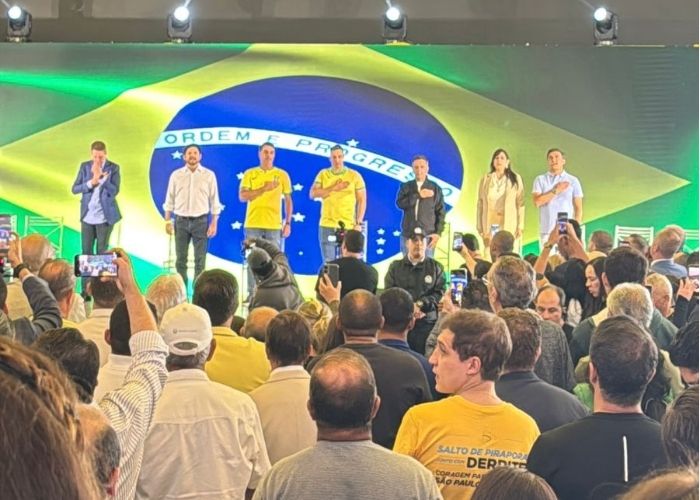 Guilherme Derrite lança pré-candidatura ao Senado durante evento em Sorocaba