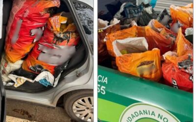 Carga de laranjas roubada é encontrada em carro abandonado em Buri