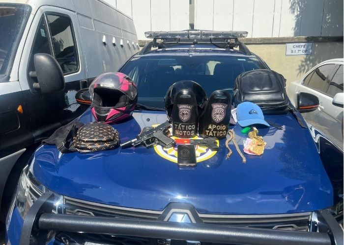 Guarda Municipal detém dois suspeitos após assalto a motorista em Jundiaí