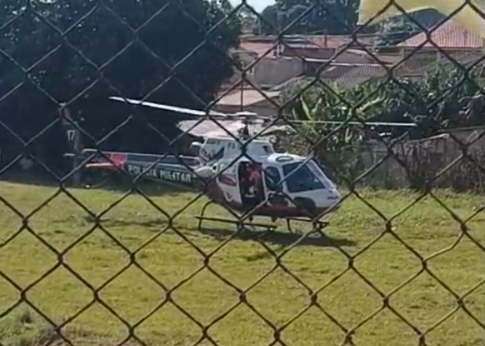 Homem cai de andaime e é resgatado pelo Águia em Itu