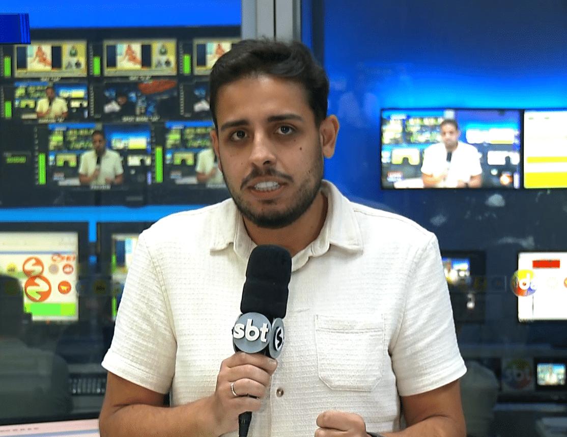 Rep&oacute;rter Guilherme Fialho falando sobre o caso.