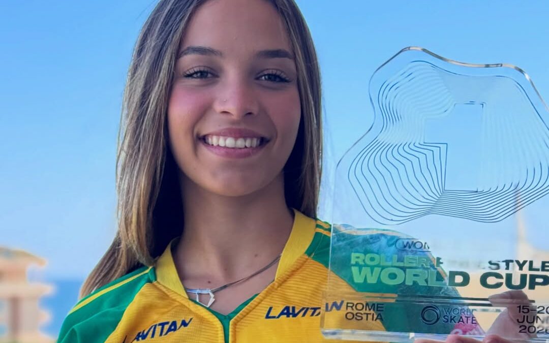 Sorocabana Ana Júlia da Silva conquista título da Copa do Mundo de Roller Freestyle na Itália