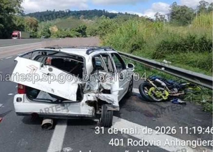 Motociclista morre após colisão em rodovia de Jundiaí