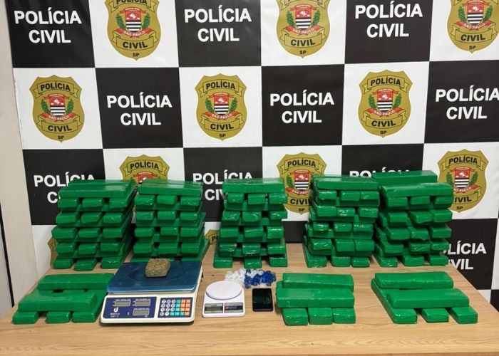 Homem é preso com cerca de 100 quilos de maconha em Itapetininga