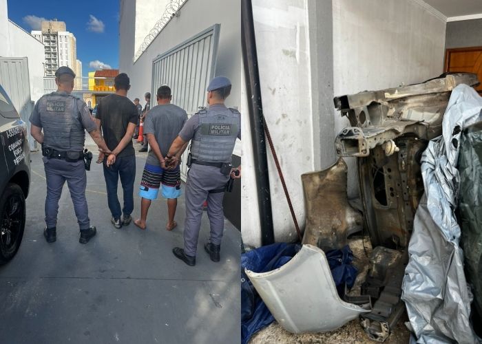 Dupla é presa por manter desmanche clandestino de veículos em Sorocaba