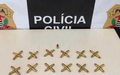 Homem é preso após apreensão de munições de uso restrito em Araçoiaba da Serra