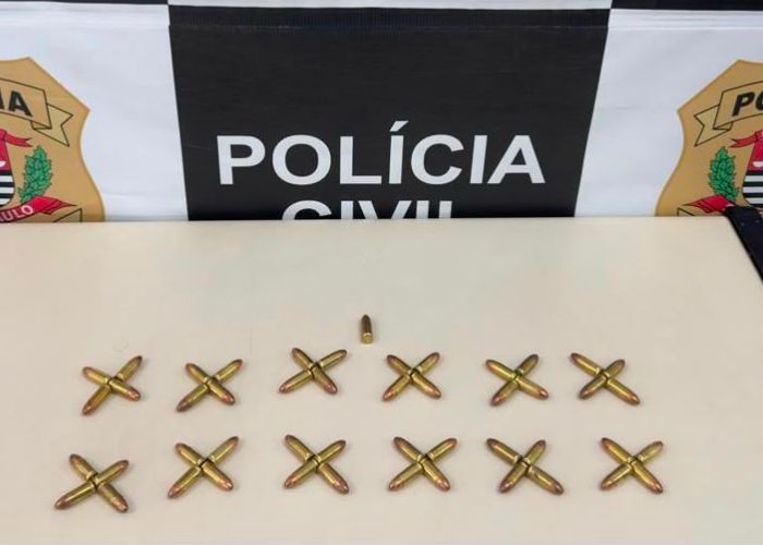 Homem é preso após apreensão de munições de uso restrito em Araçoiaba da Serra