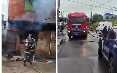 Guarda Municipal salva família de incêndio em sobrado no bairro Santa Gertrudes, em Jundiaí